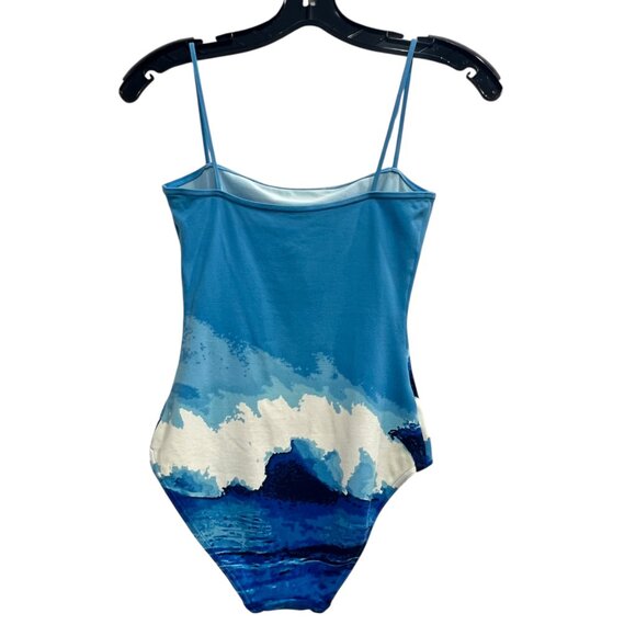 CHANEL 2002 Blue Ocean Surf Cruise One-Piece Swimsuit size IT 40/4 - Picture 3 of 10